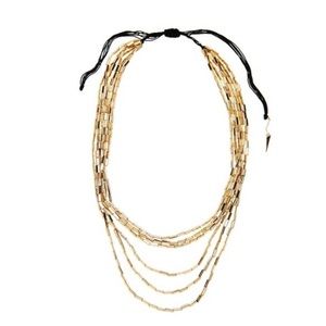 House of Harlow 1960 gold necklace